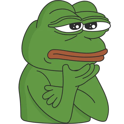 🤔 Стикер «Pepe animated» для Telegram