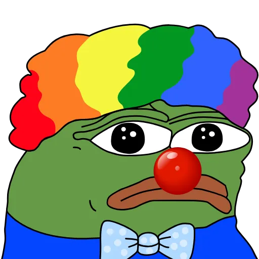 🤡 Стикер «Pepe animated» для Telegram