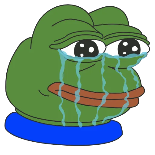 😢 Стикер «Pepe animated» для Telegram
