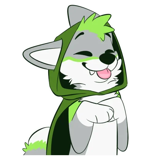 Стикерпак Green для Telegram — скачать
