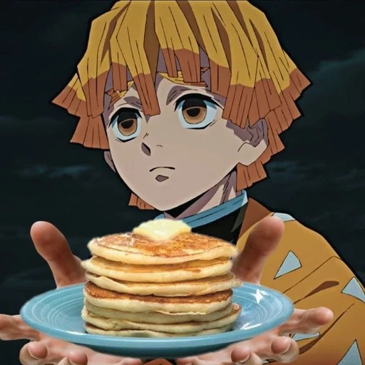 🥞 Стикер «Zenitsu Agatsuma» для Telegram