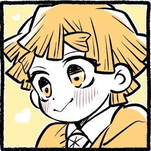 ☺️ Стикер «Zenitsu Agatsuma» для Telegram