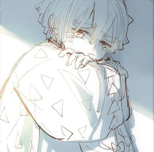 😢 Стикер «Zenitsu Agatsuma» для Telegram