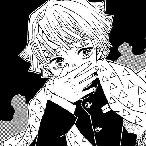 🫢 Стикер «Zenitsu Agatsuma» для Telegram