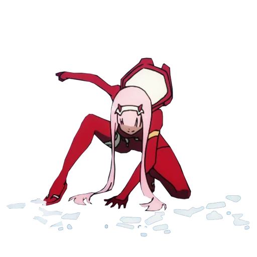 🎉 Стикер «Darling in the franxx Zero Two» для Telegram