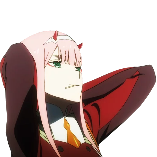 😎 Стикер «Darling in the franxx Zero Two» для Telegram