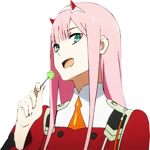 🍓 Стикер «Darling in the franxx Zero Two» для Telegram