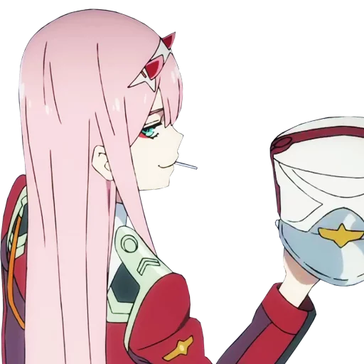 🖐 Стикер «Darling in the franxx Zero Two» для Telegram