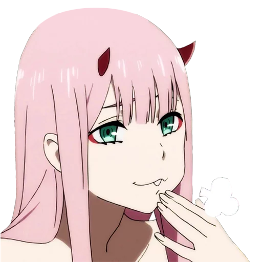 😂 Стикер «Darling in the franxx Zero Two» для Telegram