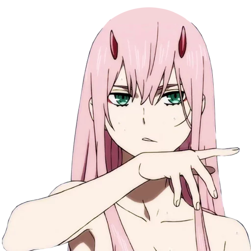 👉 Стикер «Darling in the franxx Zero Two» для Telegram