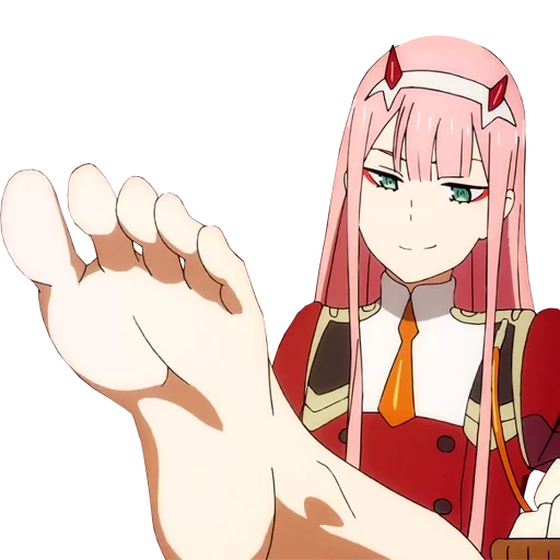 👣 Стикер «Darling in the franxx Zero Two» для Telegram