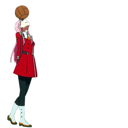🏀 Стикер «Darling in the franxx Zero Two» для Telegram