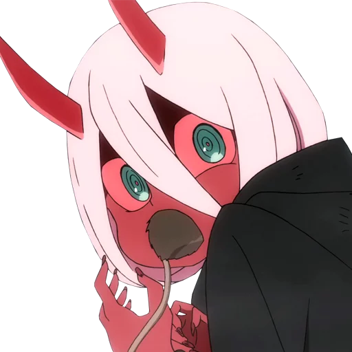 😦 Стикер «Darling in the franxx Zero Two» для Telegram