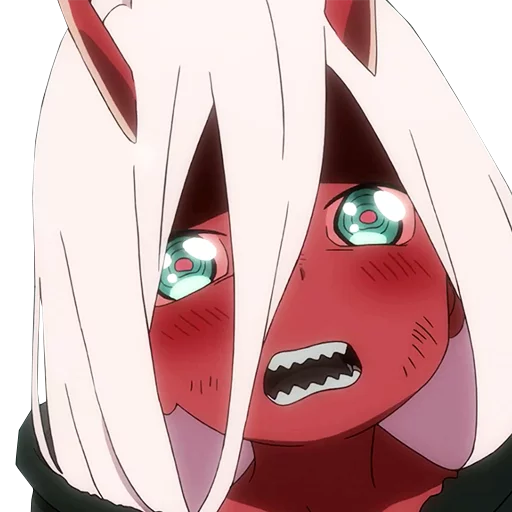 😳 Стикер «Darling in the franxx Zero Two» для Telegram