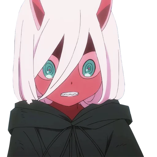 😦 Стикер «Darling in the franxx Zero Two» для Telegram