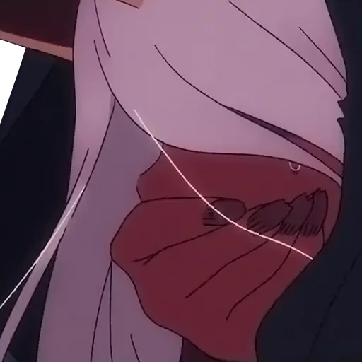 🤢 Стикер «Darling in the franxx Zero Two» для Telegram