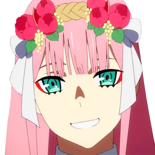 🌸 Стикер «Darling in the franxx Zero Two» для Telegram
