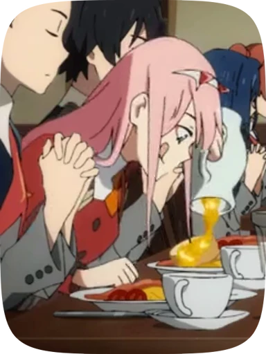 🫠 Стикер «Zero_two_anime» для Telegram