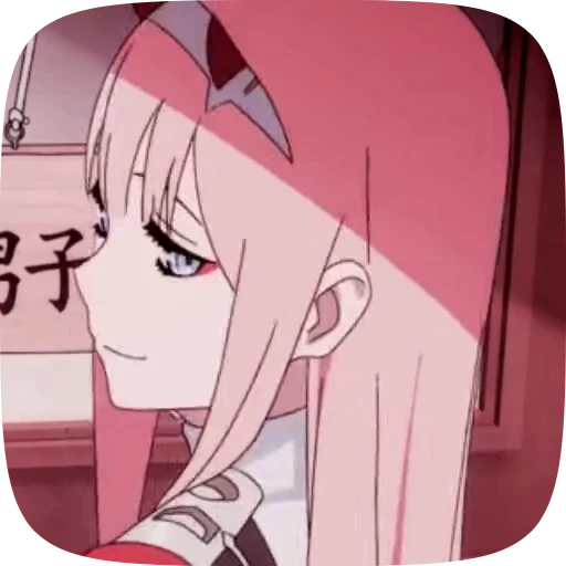😏 Стикер «Zero_two_anime» для Telegram