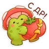 🐸 Эмодзи «Жабчик Мухоморов» для Telegram