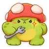 🐸 Эмодзи «Жабчик Мухоморов» для Telegram