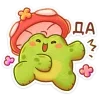 🐸 Эмодзи «Жабчик Мухоморов» для Telegram
