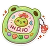 🐸 Эмодзи «Жабчик Мухоморов» для Telegram