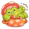 🐸 Эмодзи «Жабчик Мухоморов» для Telegram