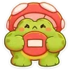 🐸 Эмодзи «Жабчик Мухоморов» для Telegram
