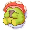 🐸 Эмодзи «Жабчик Мухоморов» для Telegram