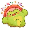 🐸 Эмодзи «Жабчик Мухоморов» для Telegram