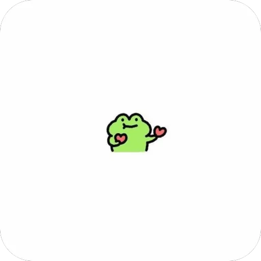 ❤ Стикер «жабка» для Telegram