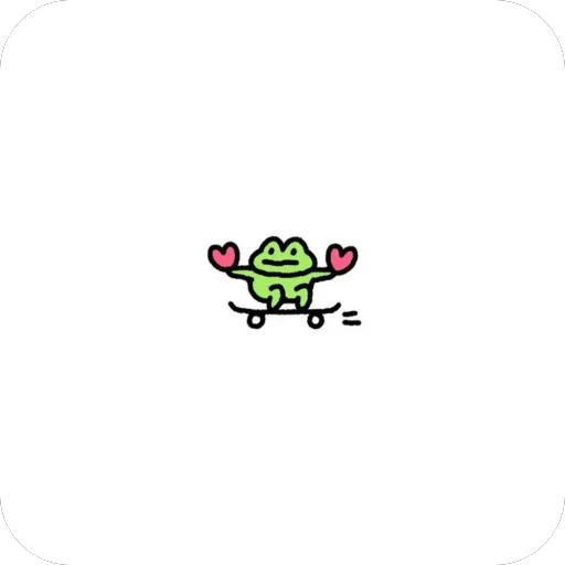 ❤ Стикер «жабка» для Telegram