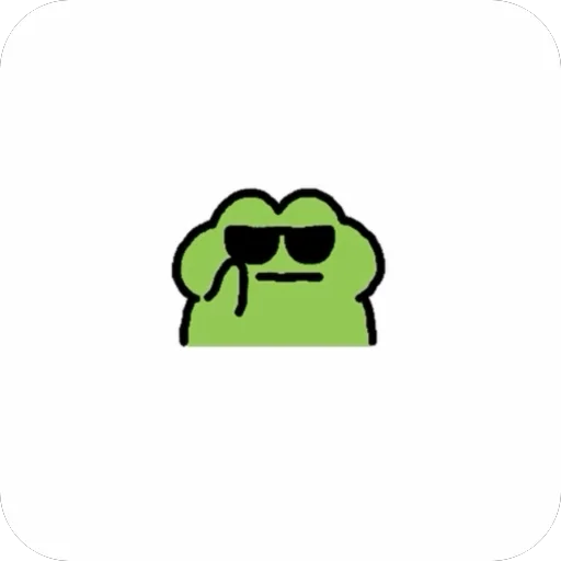 😎 Стикер «жабка» для Telegram