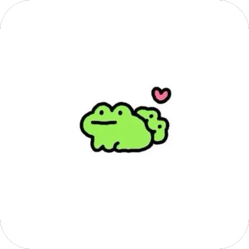 ❤ Стикер «жабка» для Telegram