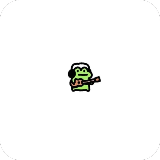 🎸 Стикер «жабка» для Telegram