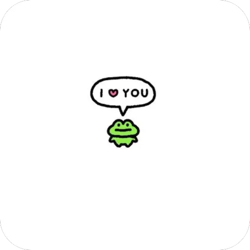 ❤ Стикер «жабка» для Telegram