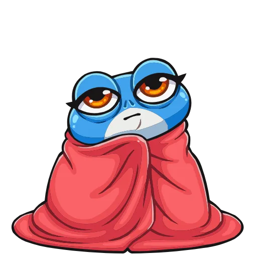 🥶 Эмодзи «Жабка» для Telegram