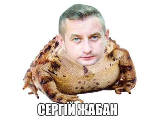 📕 Стикер «жаби йопта» для Telegram