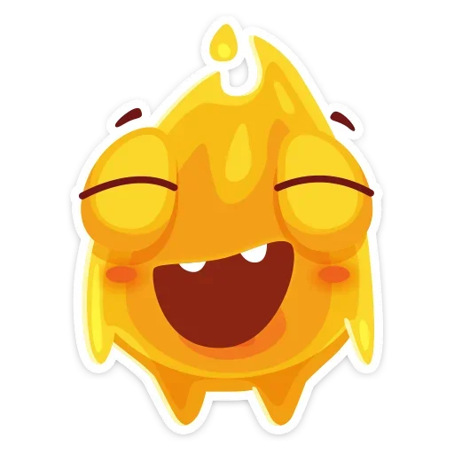 😃 Стикер «К нам на огонёк пришёл Жарик&; Не стикеры, а огонь&;» для Telegram