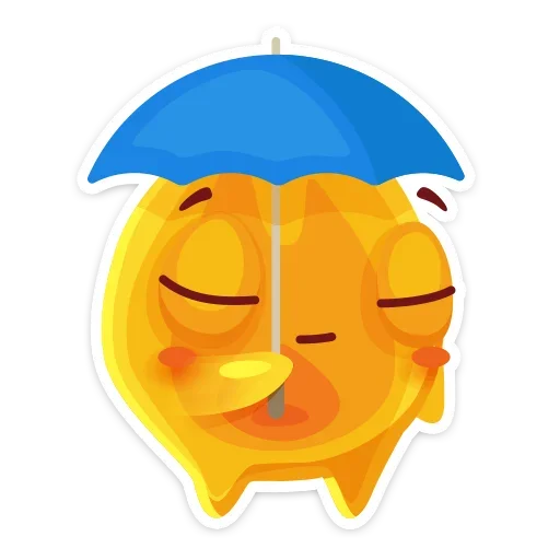 ☂️ Стикер «К нам на огонёк пришёл Жарик&; Не стикеры, а огонь&;» для Telegram