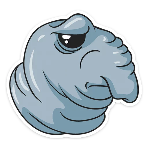 😟 Стикер «Ждун» для Telegram