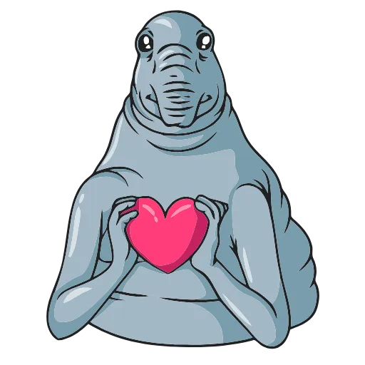 ❤ Эмодзи «Ждун» для Telegram
