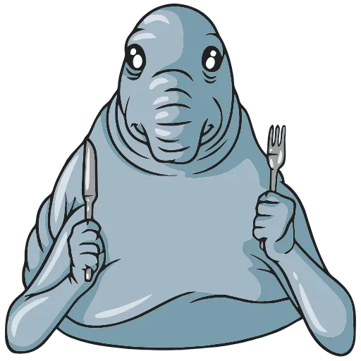 🍽 Эмодзи «Ждун» для Telegram