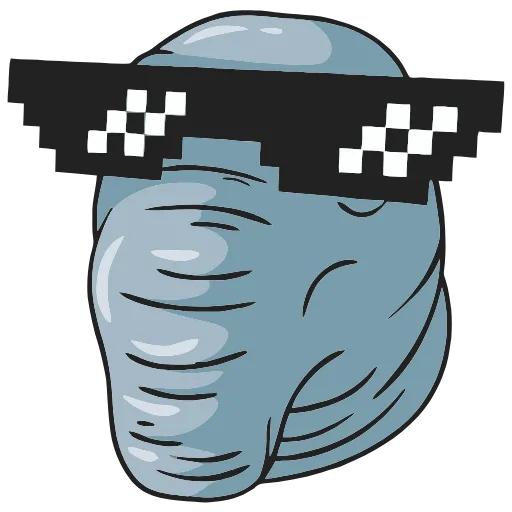 😎 Эмодзи «Ждун» для Telegram