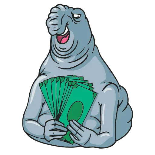 💵 Эмодзи «Ждун» для Telegram