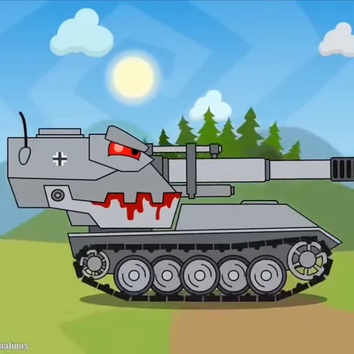 🤩 Стикер «Железный монстр HomeAnimations» для Telegram
