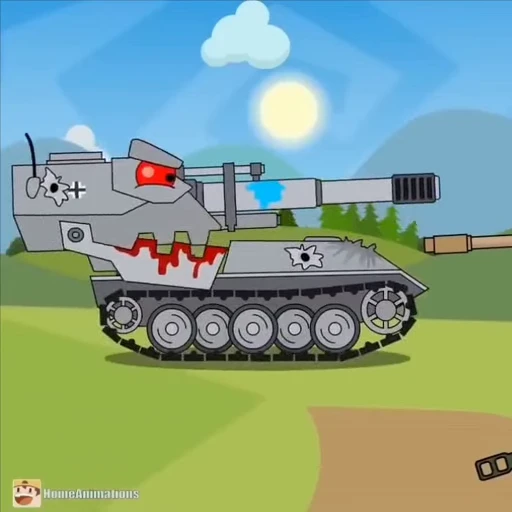 🤩 Стикер «Железный монстр HomeAnimations» для Telegram