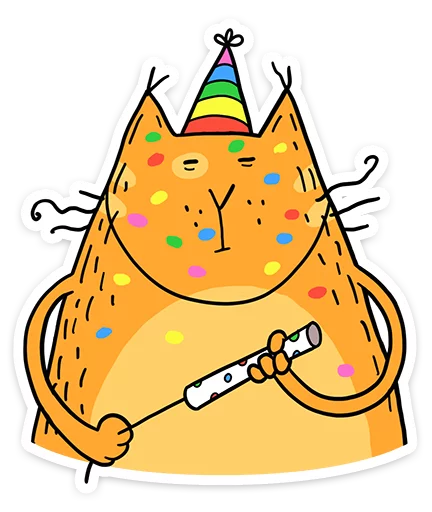 🎉 Стикер «Желток» для Telegram