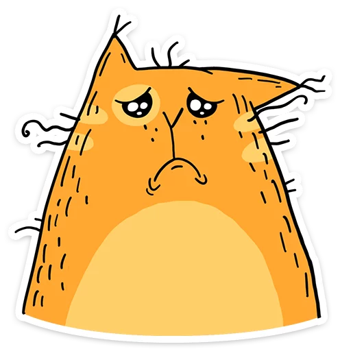 ☹ Стикер «Желток» для Telegram